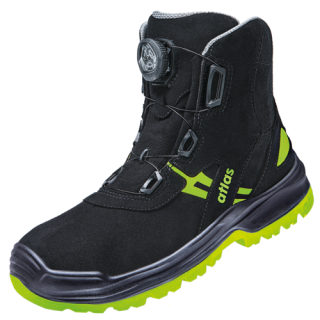 ATLAS HERREN FLASH 8255 XP BOA ESD S3 SICHERHEITSSCHUH - BLACK | NEON-YELLOW