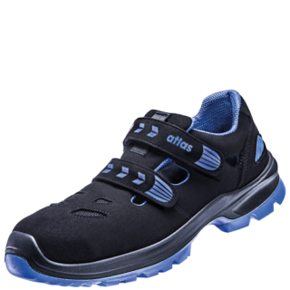 ATLAS HERREN SL 46 ESD S1 SICHERHEITSSCHUH - BLACK | ROYAL BLUE