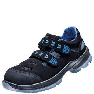 ATLAS HERREN BS 46 ESD O1 BERUFSSCHUH - BLACK | ROYAL BLUE
