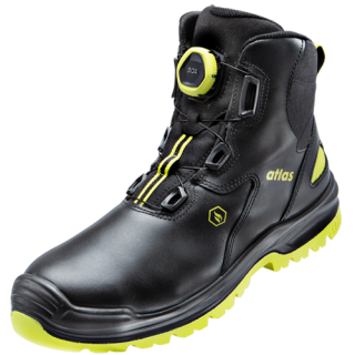 ATLAS HERREN BOA TITAN MID XR YELLOW XP SICHERHEITSSCHUH - BLACK | NEON-YELLOW