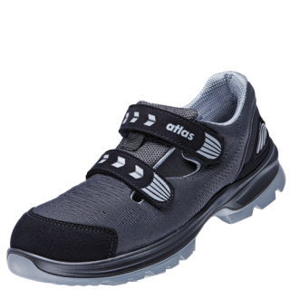 ATLAS HERREN ERGO-MED 1605 ESD BLUELINE S1P SICHERHEITSSCHUH - ANTHRAZIT | BLACK