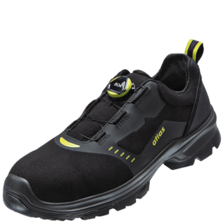 ATLAS HERREN BOA FORCE LOW S3 SICHERHEITSSCHUH - BLACK | NEON-YELLOW