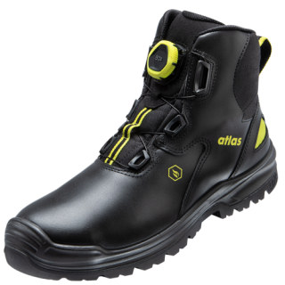 ATLAS HERREN BOA TITAN MID XP S3 SICHERHEITSSCHUH - BLACK | NEON-YELLOW