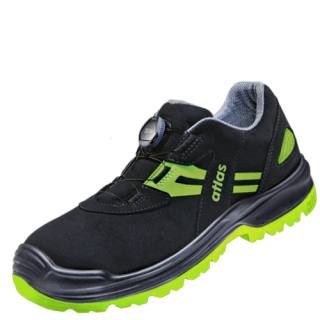 ATLAS HERREN FLASH 5255 XP BOA ESD S3 SICHERHEITSSCHUH - BLACK | NEON-YELLOW