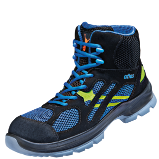 ATLAS HERREN FLASH 8205 XP ESD S1P SICHERHEITSSCHUH - ROYAL BLUE | BLACK | NEON-YELLOW