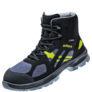 ATLAS HERREN GTX 8205 XP S3 SICHERHEITSSCHUH - BLACK | ANTHRAZIT | NEON-YELLOW