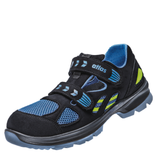 ATLAS HERREN FLASH 4600 ESD S1 SICHERHEITSSCHUH - BLACK | ROYAL BLUE