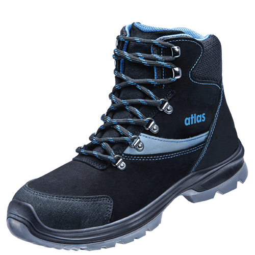 ATLAS HERREN ERGO-MED 735 XP BLUELINE S3 SICHERHEITSSCHUH - BLACK | ROYAL BLUE