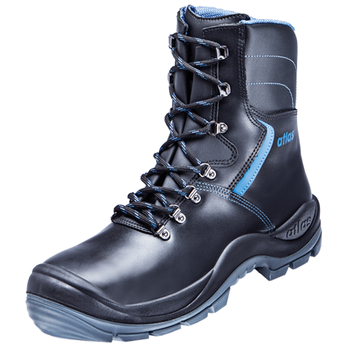ATLAS HERREN ANATOMIC BAU 845 XP S3 SICHERHEITSSCHUH - BLACK | ROYAL BLUE