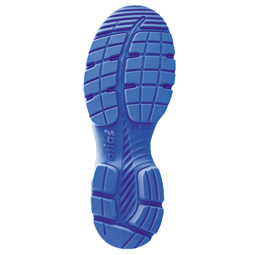ATLAS HERREN BS 46 ESD O1 BERUFSSCHUH - BLACK | ROYAL BLUE