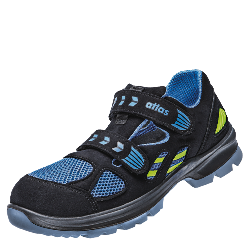 ATLAS HERREN FLASH 4605 XP ESD S1P SICHERHEITSSCHUH - BLACK | ROYAL BLUE