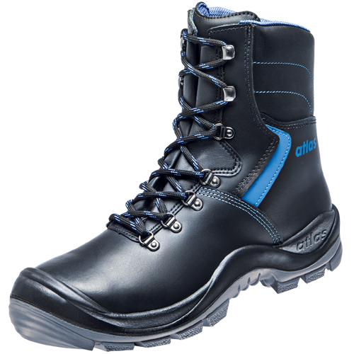 ATLAS HERREN ERGO-MED 846 XP ESD BLUELINE S3 SICHERHEITSSCHUH - BLACK | ROYAL BLUE