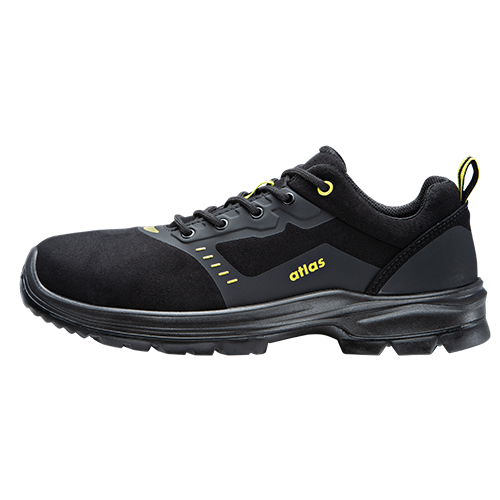 ATLAS HERREN FORCE LOW S3 SICHERHEITSSCHUH - BLACK