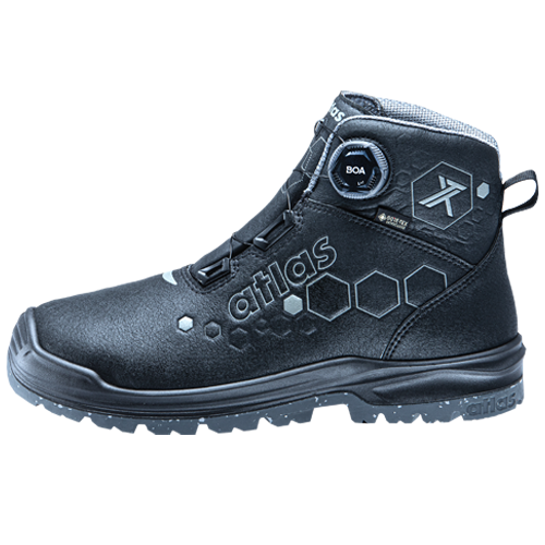 ATLAS HERREN XT 550 BOA GTX S3 SICHERHEITSSCHUH - BLACK | ANTHRAZIT