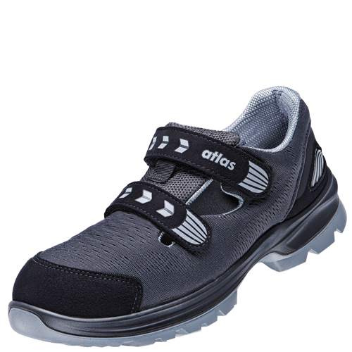 ATLAS HERREN ERGO-MED 1605 ESD BLUELINE S1P SICHERHEITSSCHUH - ANTHRAZIT | BLACK