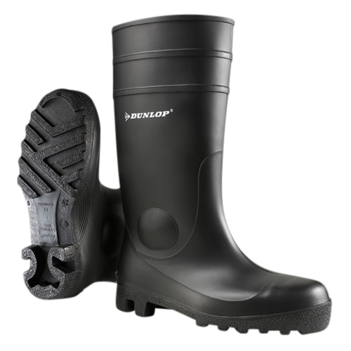 ATLAS HERREN PVC-SICHERHEITSSTIEFEL WORK-IT FULL SAFETY - SCHWARZ