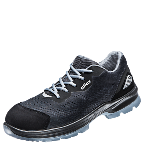 ATLAS HERREN ERGO-MED 1305 ESD BLUELINE S1P SICHERHEITSSCHUH - ANTHRAZIT | BLACK