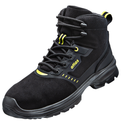 ATLAS HERREN FORCE MID S3 SICHERHEITSSCHUH - BLACK