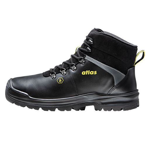 ATLAS HERREN TITAN MID S3 SICHERHEITSSCHUH - BLACK