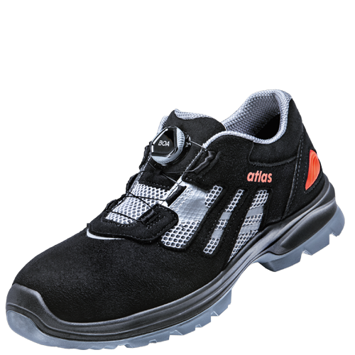 ATLAS HERREN FLASH 3205 XP BOA S1P SICHERHEITSSCHUH - BLACK | GREY
