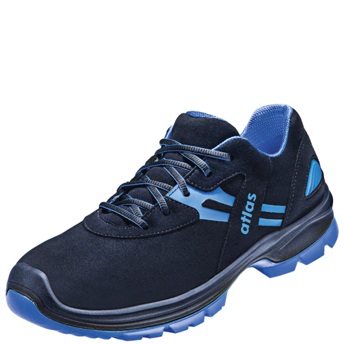 ATLAS HERREN FLASH 5400 ESD S2 SICHERHEITSSCHUH - BLACK | ROYAL BLUE